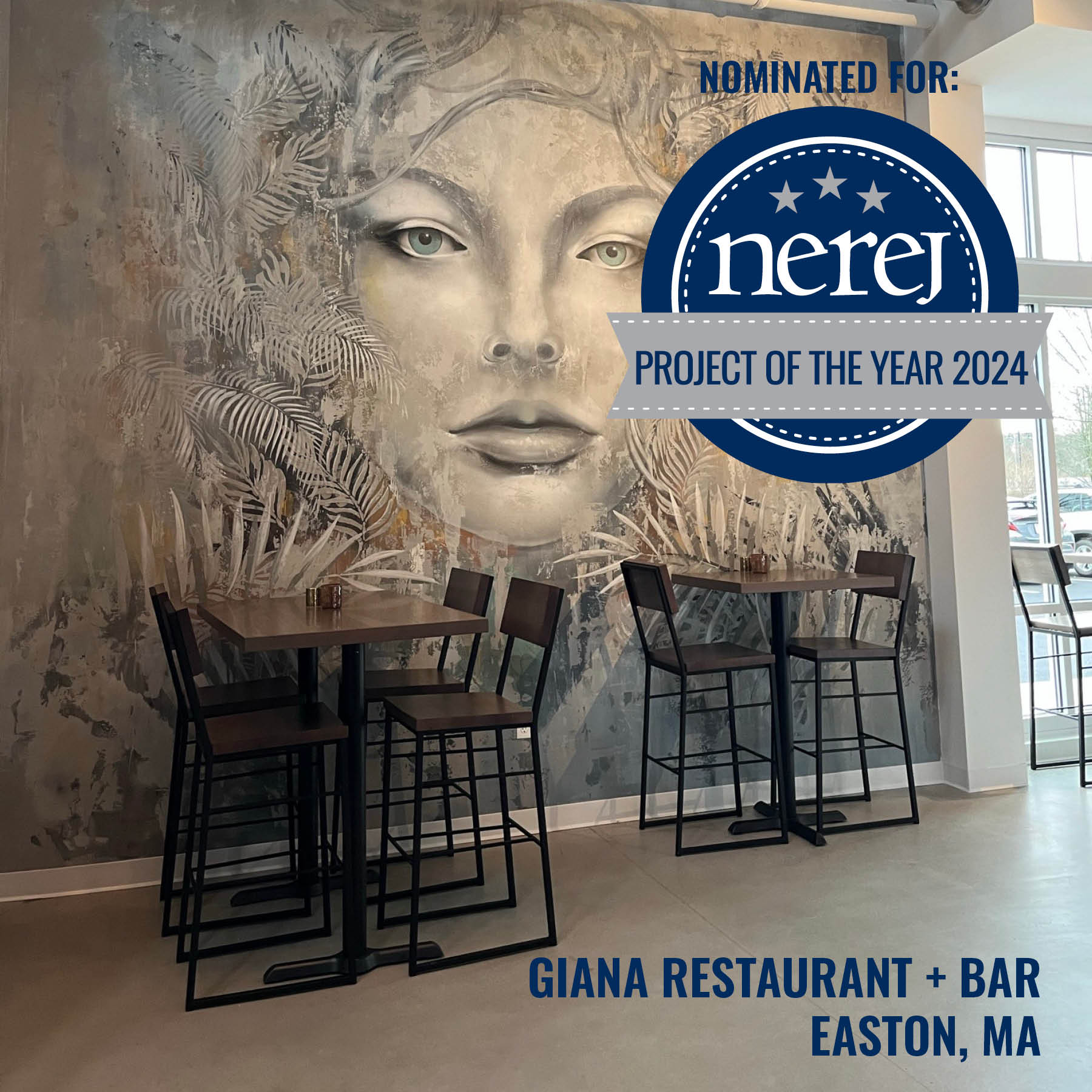 Giana Restaurant + Bar,<br/> Easton MA